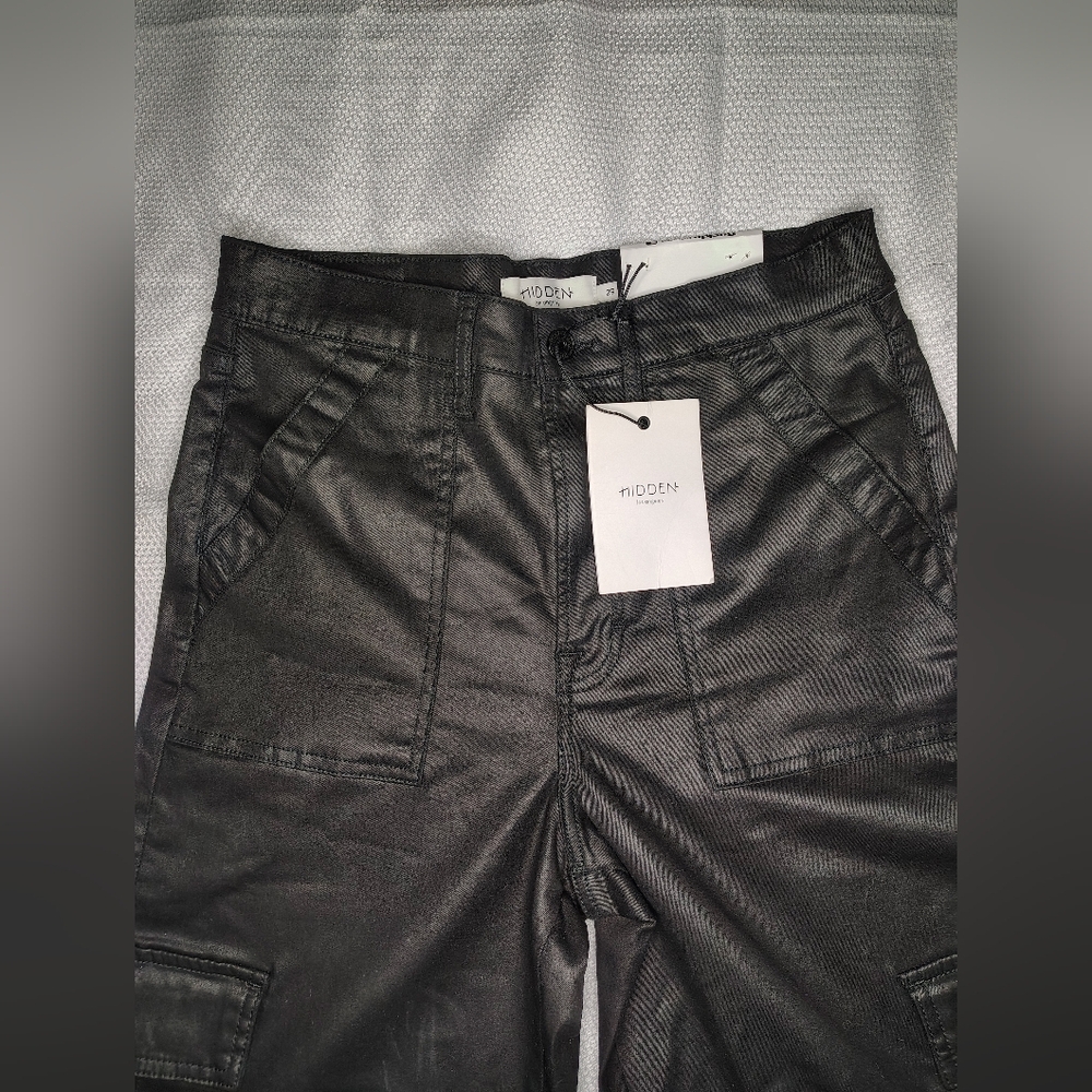 Black Hidden Logan Cargo Pants